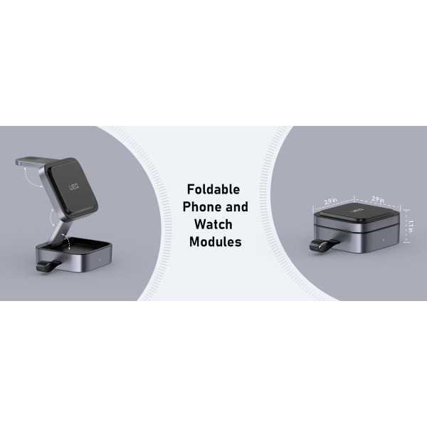 3 in1 Wireless Charging Station for Apple MagSafe Charger product image