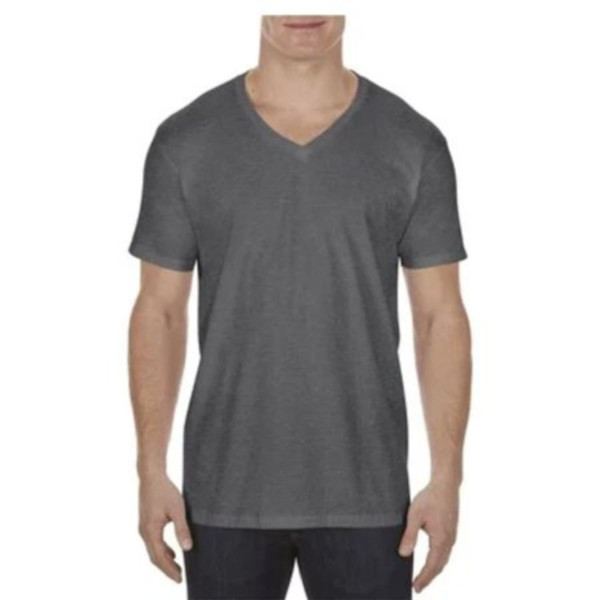 Alstyle Adult Ringspun Cotton V-Neck T-Shirt (Size Small) product image