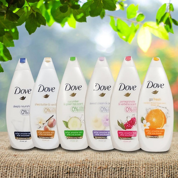 Dove® Body Wash Shower Gel (6-Pack) - Pick Your Plum