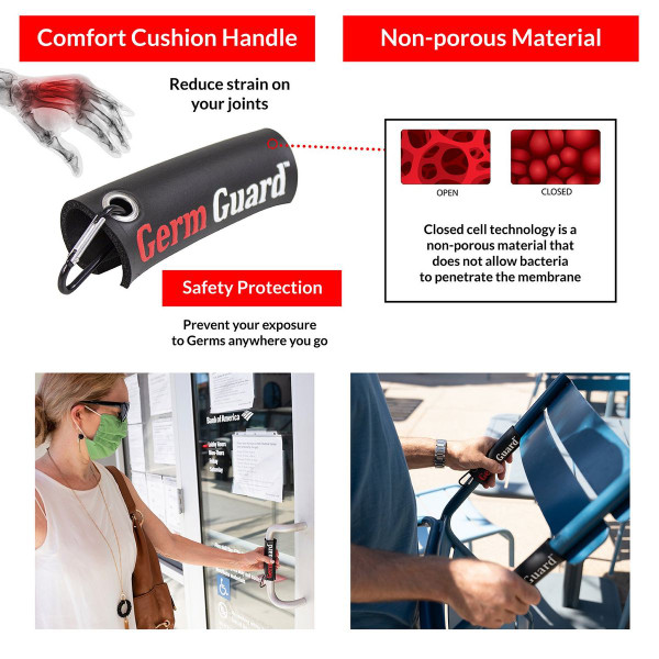 Germ Guard Contactless Shopping Cart Handles (4-Pack) product image