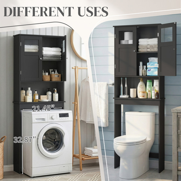 Over the Toilet Bathroom Storage Cabinet product image