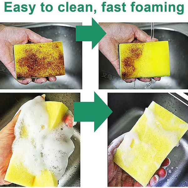 Double-Sided Scrub Sponge (10-Pack) product image