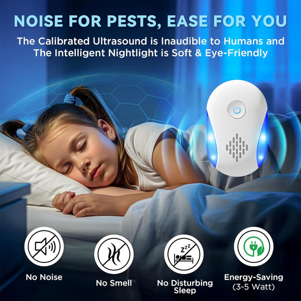 Ultrasonic Indoor Rodent & Pest Repellent (6-Pack) product image
