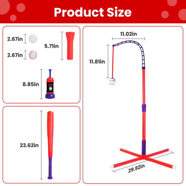 3-In-1 Baseball Toy Set  product image