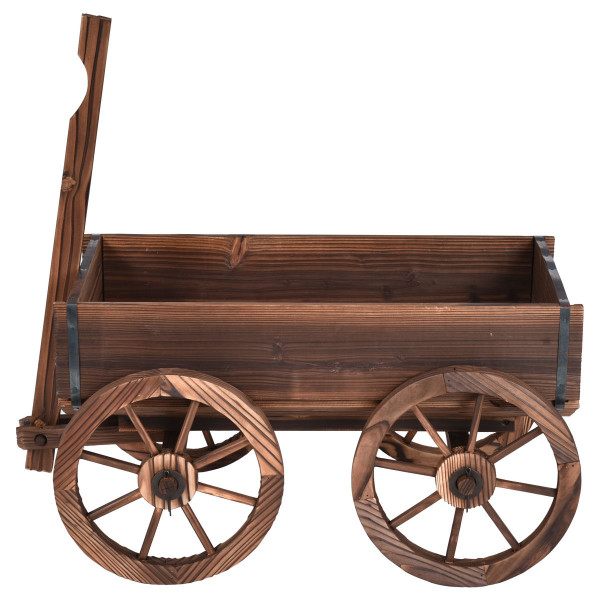 Wood Wagon Flower Planter product image