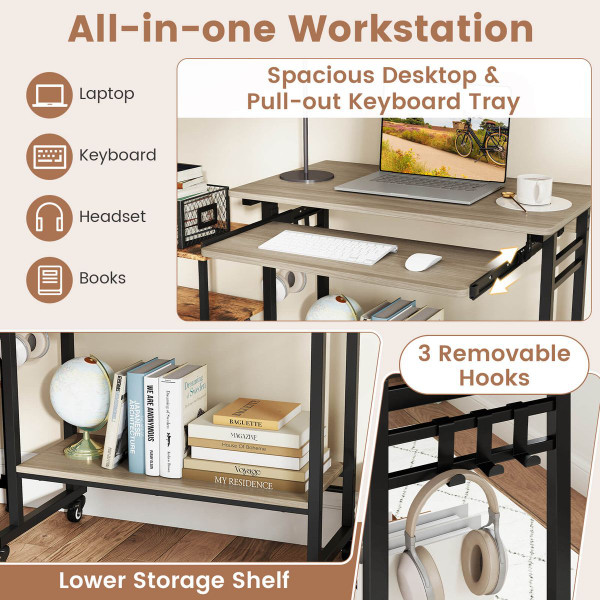 Rolling Laptop Desk product image