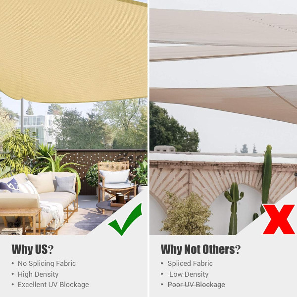 Yescom 25-foot Triangle Sun Shade product image