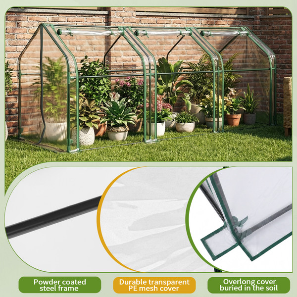 8.8-foot Walk-in Greenhouse  product image