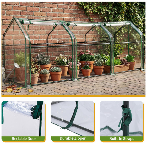 8.8-foot Walk-in Greenhouse  product image