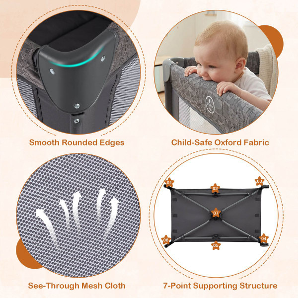 4-in-1 Adjustable Baby Bedside Sleeper  product image