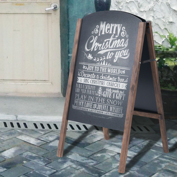 Wooden  A-Frame Chalkboard Sign product image