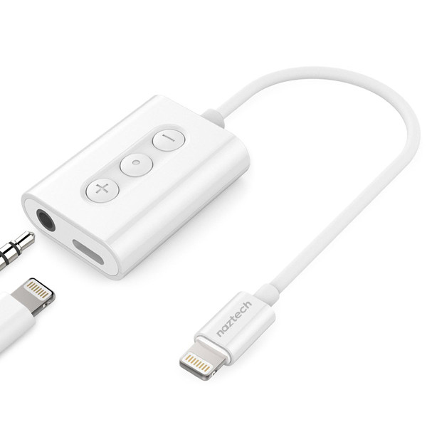 MFI Lightning to 3.5mm Audio + Charging Adapter product image
