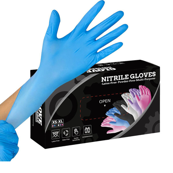 Disposable Powder-Free, Latex-Free  Nitrile Gloves (50- or 100-Pack) product image