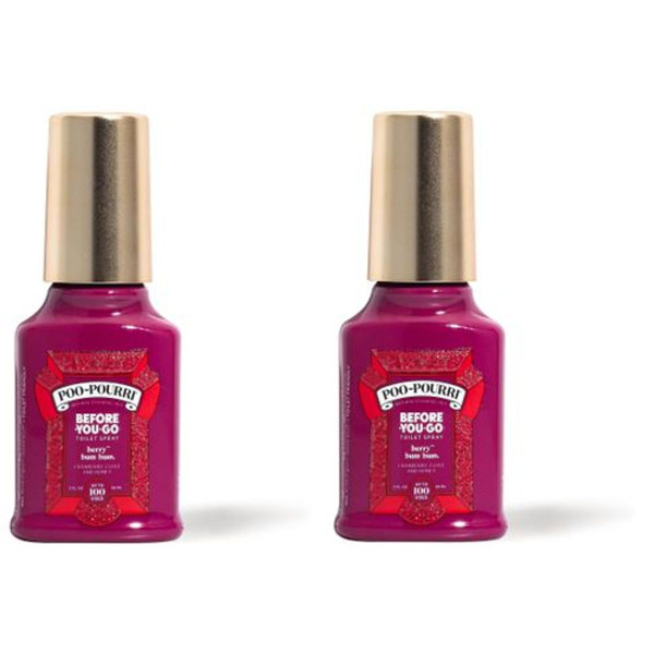Poo-Pourri Before You Go Toilet Spray, Berry Bum Bum (2-Pack) product image