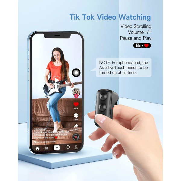 Wireless Bluetooth Ring Remote Control product image