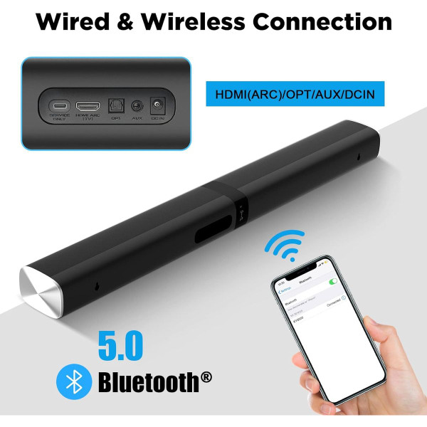Assistrust Wired and Wireless Sound Bars for TV product image