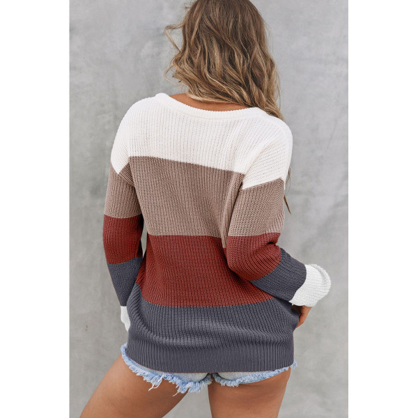 Lainey Knitted O-Neck Pullover Sweater product image