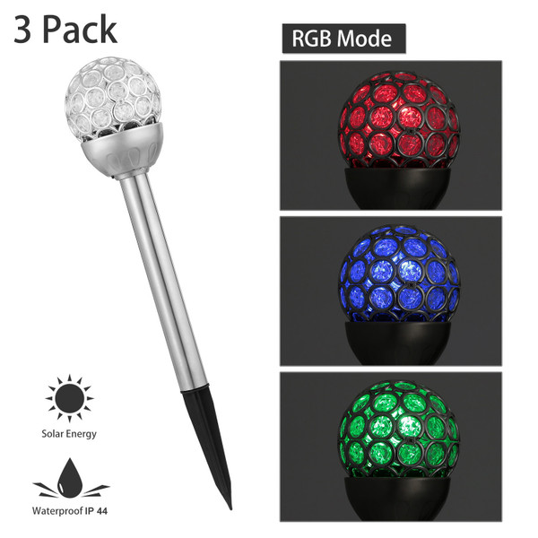 Solar Garden RGB Ball Light (3-Pack) product image