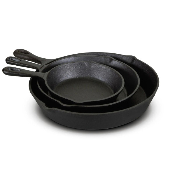 Jim Beam Cast Iron Skillet (3 Piece Set) product image