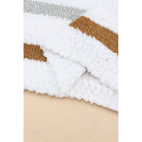 Cora Striped Popcorn Knit Sweater product image