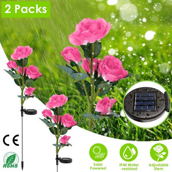 Solar Garden Rose Light (2-Pack) product image