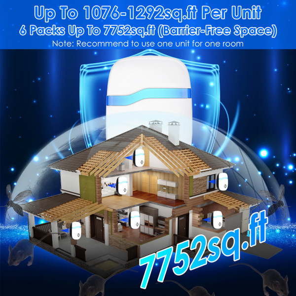 Ultrasonic Pest Repellent (6-Pack) product image