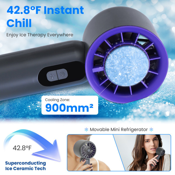 Handheld Fan with Ice Cooler product image