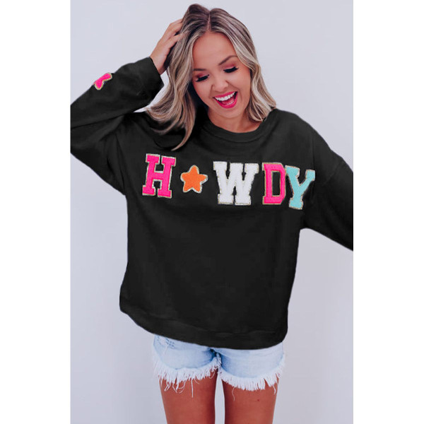 'Howdy' Patch Sweatshirt product image