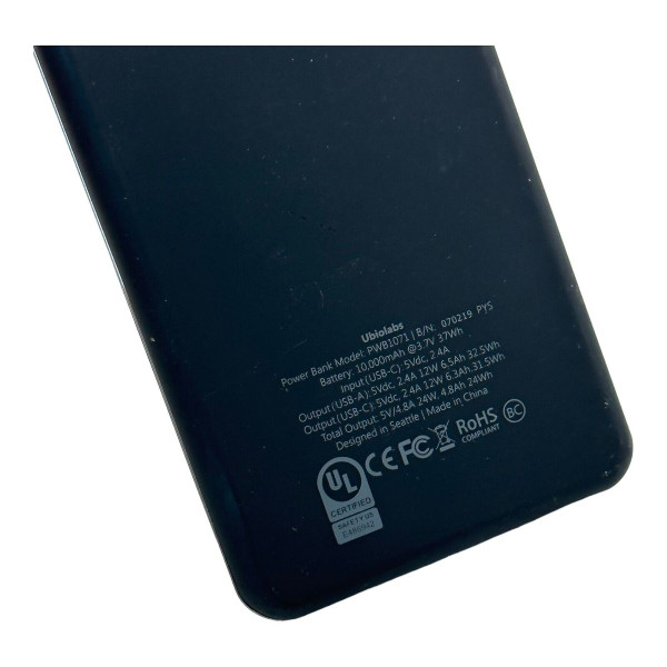 Ubiolabs Universal 10,000 mAh Capacity Slim Power Bank product image