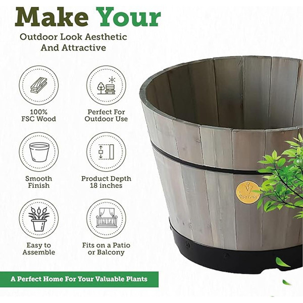 VegTrug Barrel Planter product image