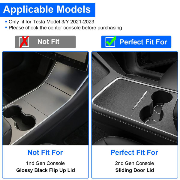 Center Console Organizer Tray (Tesla MODEL 3/Y 2021-2023) product image