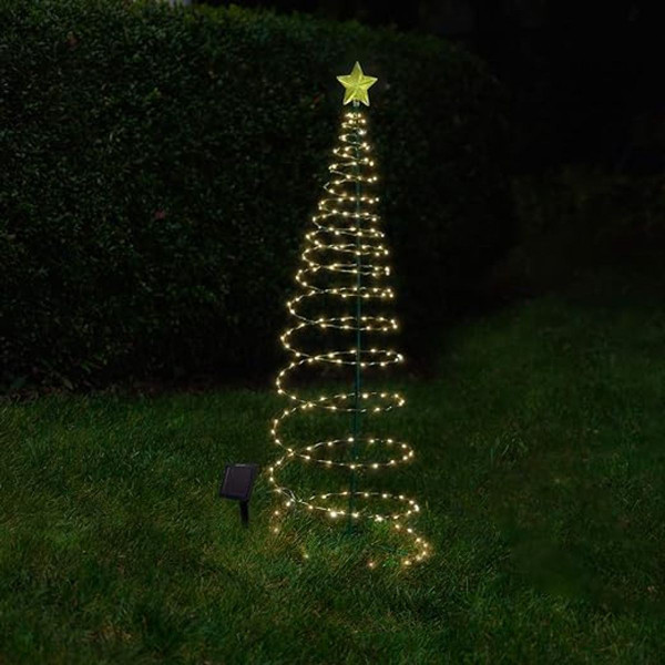 Touch of Eco Merrylite Solar LED Metal Tree product image