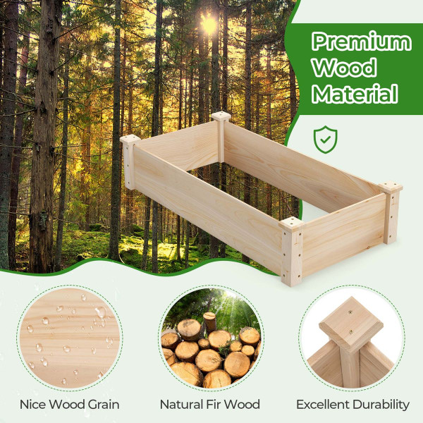 Wood Raised Garden Bed product image