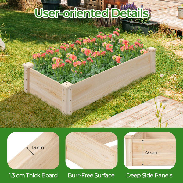 Wood Raised Garden Bed product image