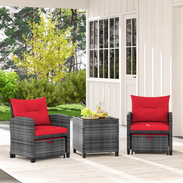 Patio Rattan Furniture (5 Piece Set) product image