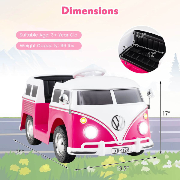 Licensed Volkswagen Electric Ride-on Bus  product image