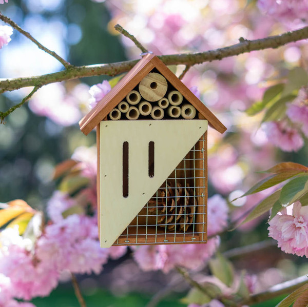 Bee & Butterfly Wooden Insect Home or Palace (1 or 2-Pack) product image