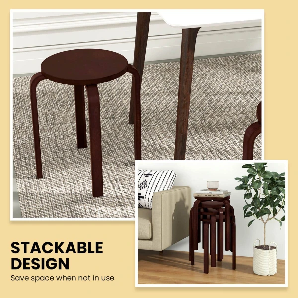 Round Stacking Stool (4-Pack) product image