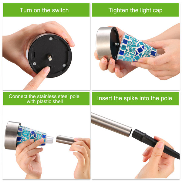 Mosaic Solar Pathway Light (6-Pack) product image