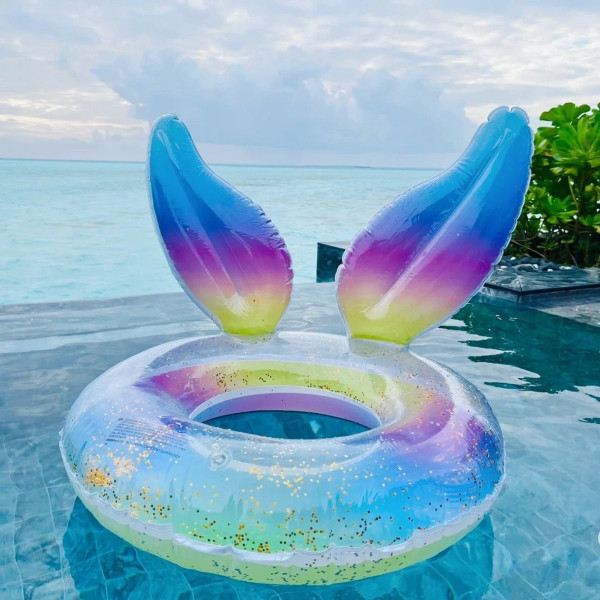 Mermaid Tail Inflatable Pool Float product image
