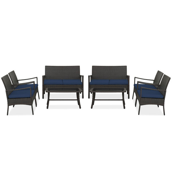 Outdoor Rattan Modular Sectional Sofa (8 Pieces) product image