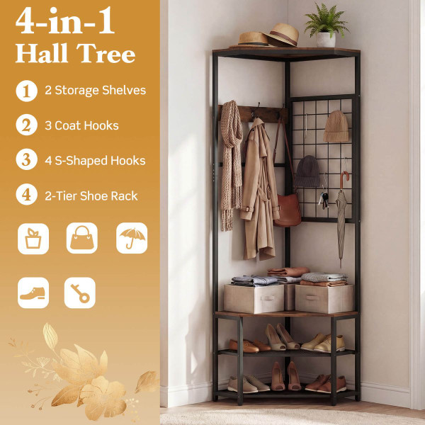Corner Freestanding Coat Rack  product image