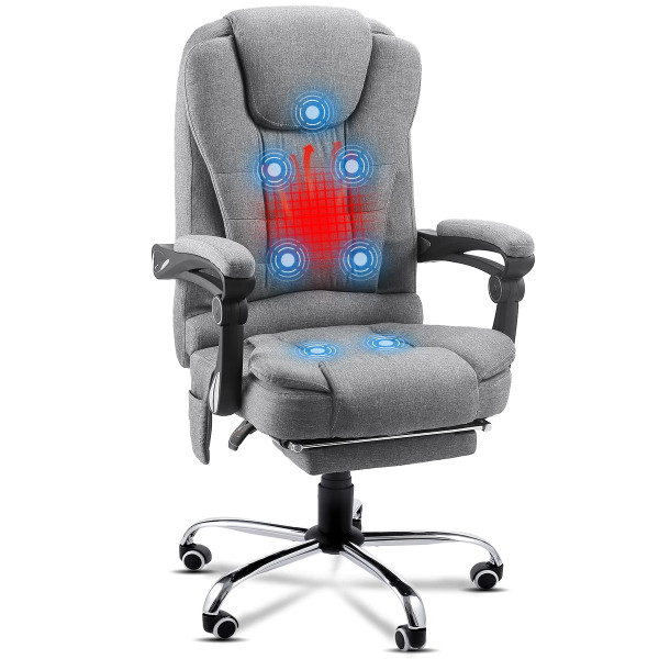 Ergonomic Reclining Office Chair with Optional Footrest product image