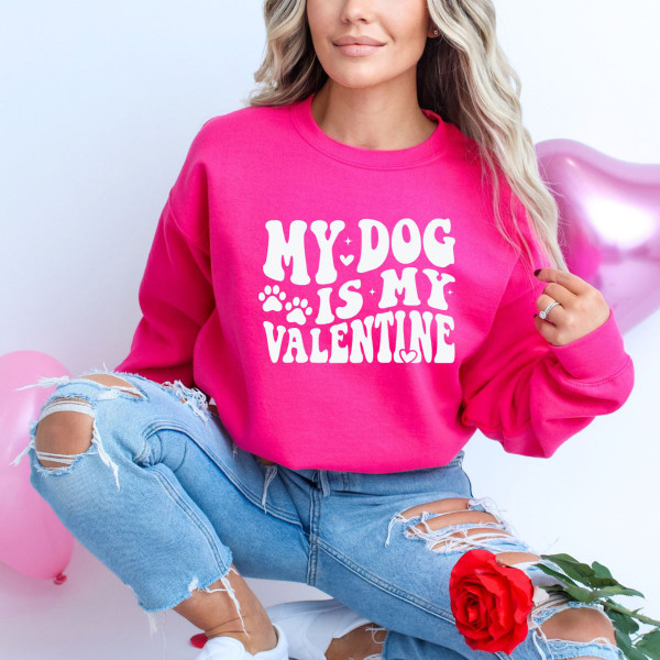 My Dog is my Valentine - Design Sweater product image