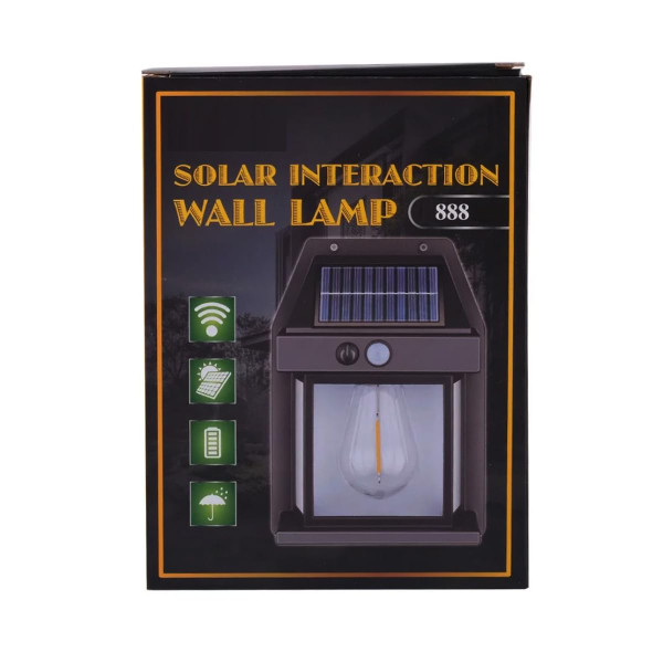 Solar Retro Wall Sconce (1 or 2-Pack) product image