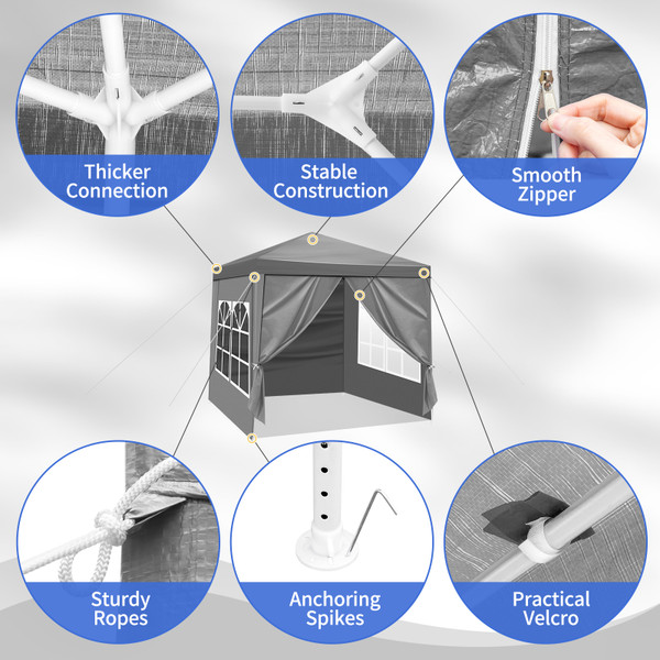 Small Canopy Tent with 4 Side Walls product image