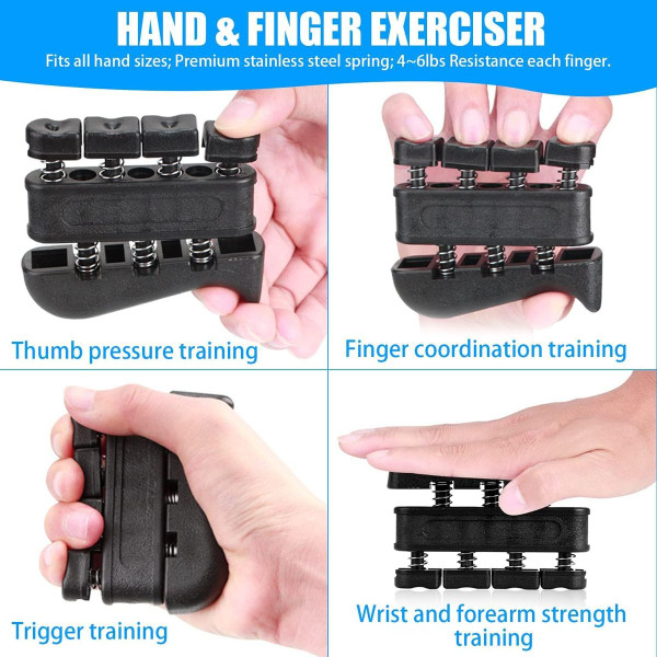 Body Glove 5-in-1 Hand Finger Grip Strengtheners Trainer Set product image