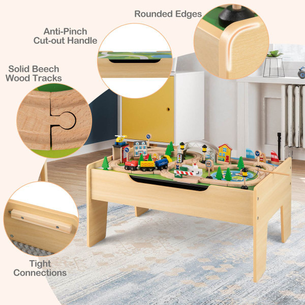 All-in-one Kids Activity Table With Blackboard product image
