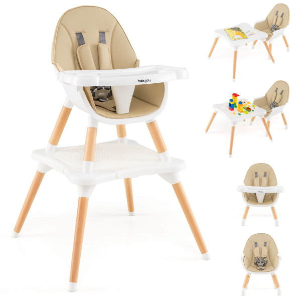 6-in-1 Infant Wooden Convertible High Chair  product image