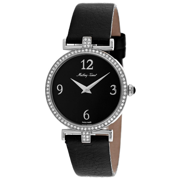 Mathey Tissot Women's Gaia Black Dial Watch product image